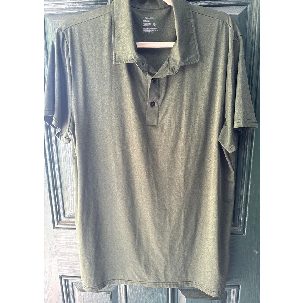 Telaleo | Men’s Polo Shirt | Large | Dark Green | Dry Fit Performance